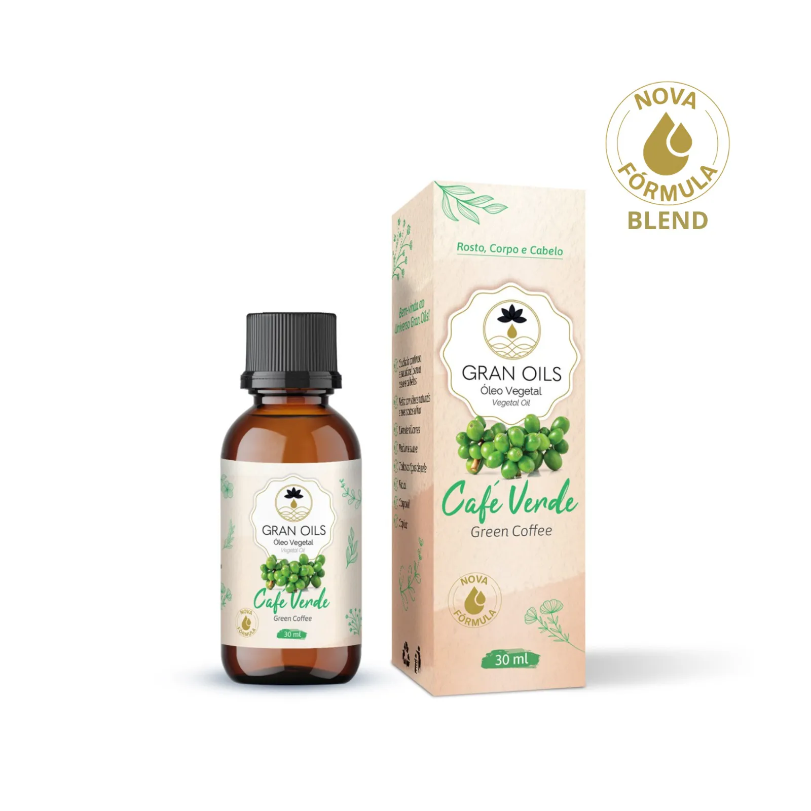 Óleo de Café Verde 30 ml